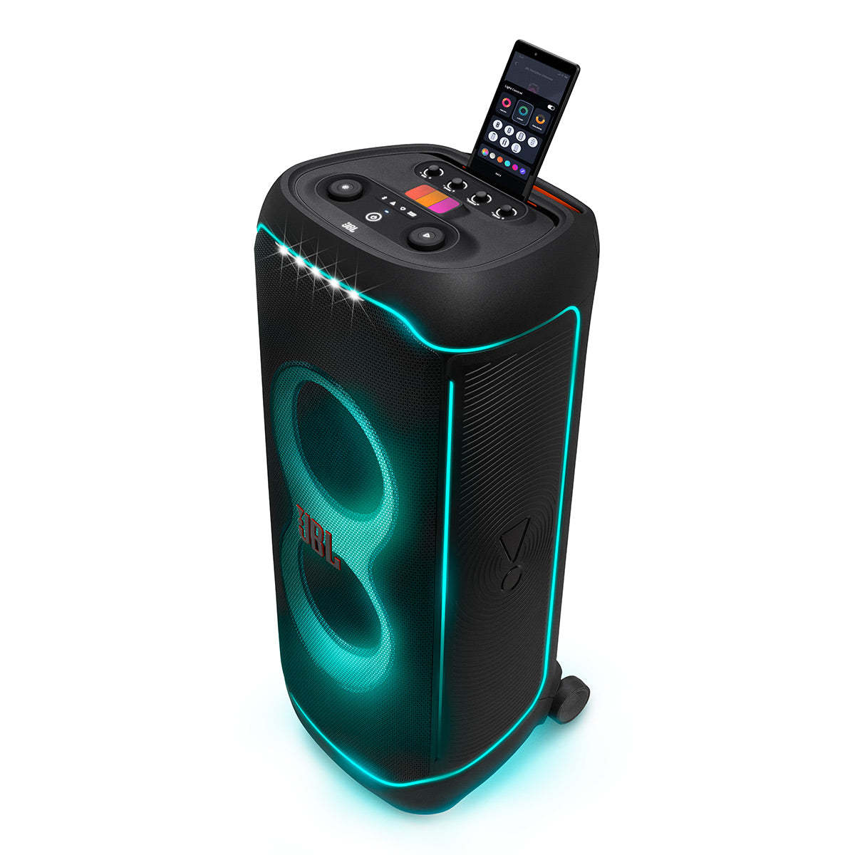 JBL PartyBox Ultimate Waterproof Wi-Fi Party Speaker with Dolby Atmos, Instrument Inputs, & Lighting Effects