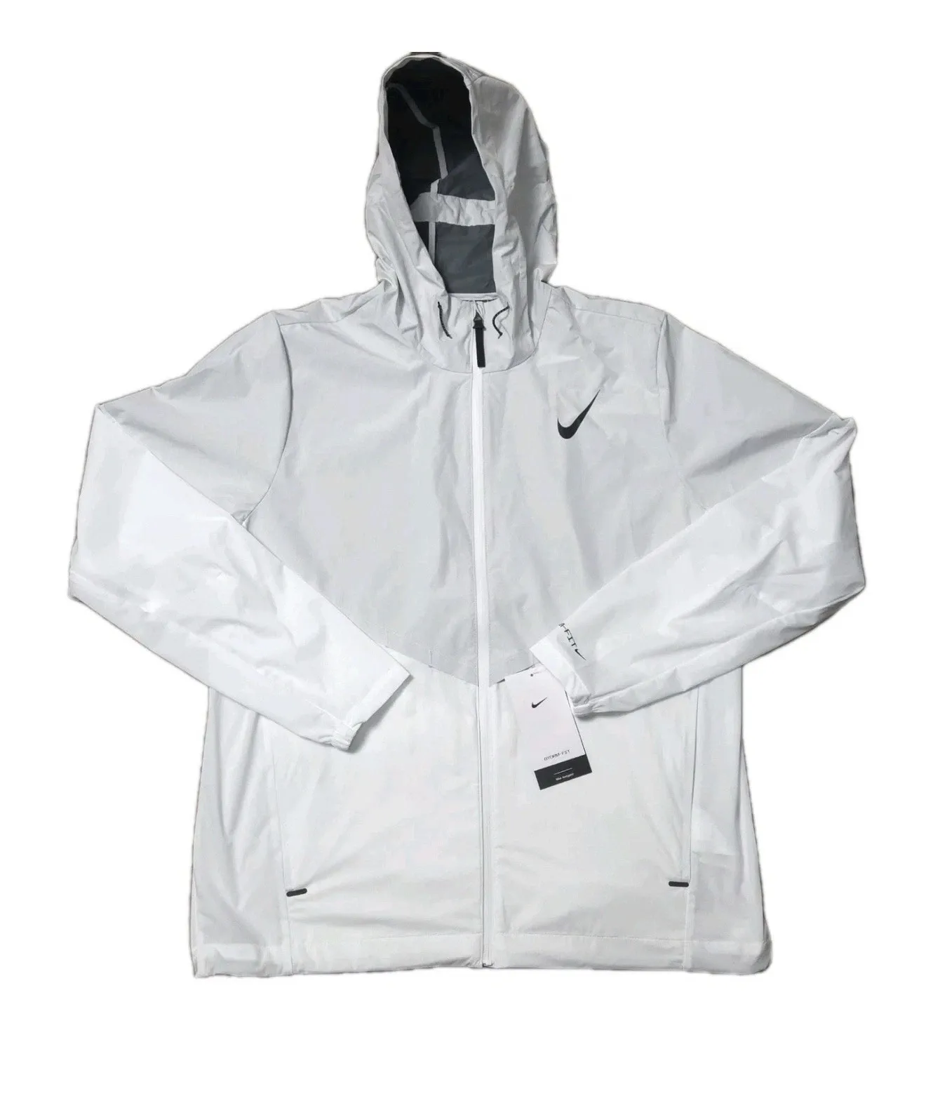 Nike AeroSwift Storm-Fit Aerogami Running Jacket White FZ9039-121 Men XL (F9)