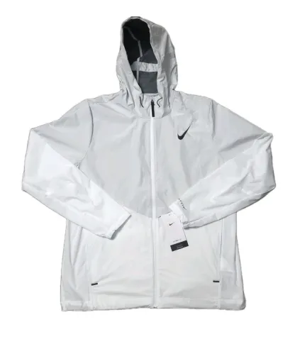 Nike AeroSwift Storm-Fit Aerogami Running Jacket White FZ9039-121 Men XL (F9)