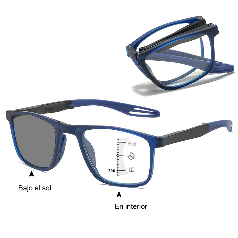 Gafas de lectura plegables ultraligeras con protección contra luz azul