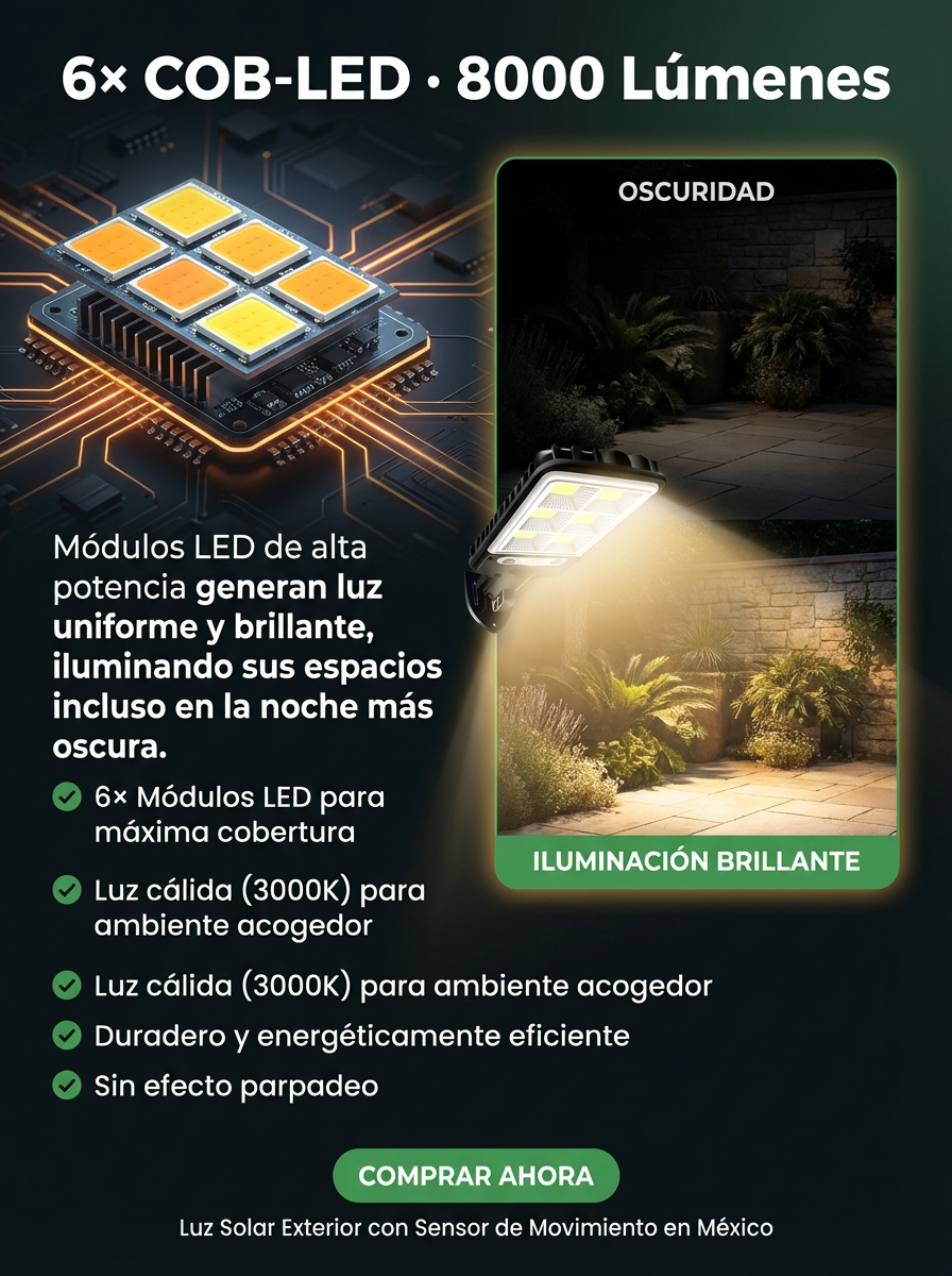Lámpara solar de iluminación, lámpara de patio exterior, lámpara de carretera con sensor de movimien