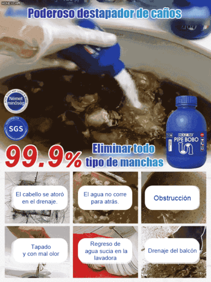 Desatascador potente para tuberías