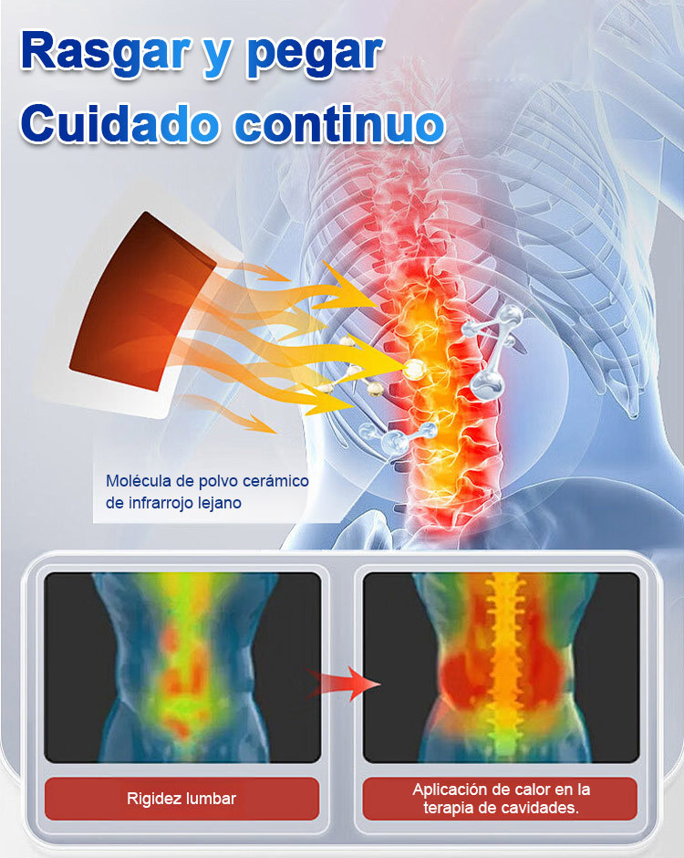 Parche de Terapia Magnética para Alivio del Dolor en Cuello, Hombros, Espalda y Piernas
