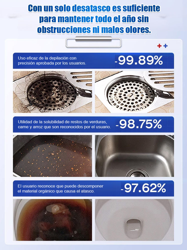 Desatascador potente para tuberías