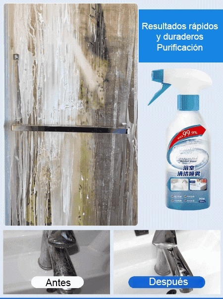 Limpiador de manchas rápido en 3 segundos.