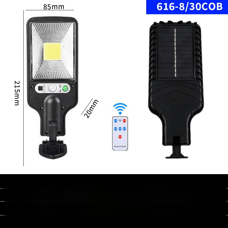 Lámpara solar de iluminación, lámpara de patio exterior, lámpara de carretera con sensor de movimien