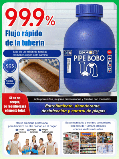 Desatascador potente para tuberías