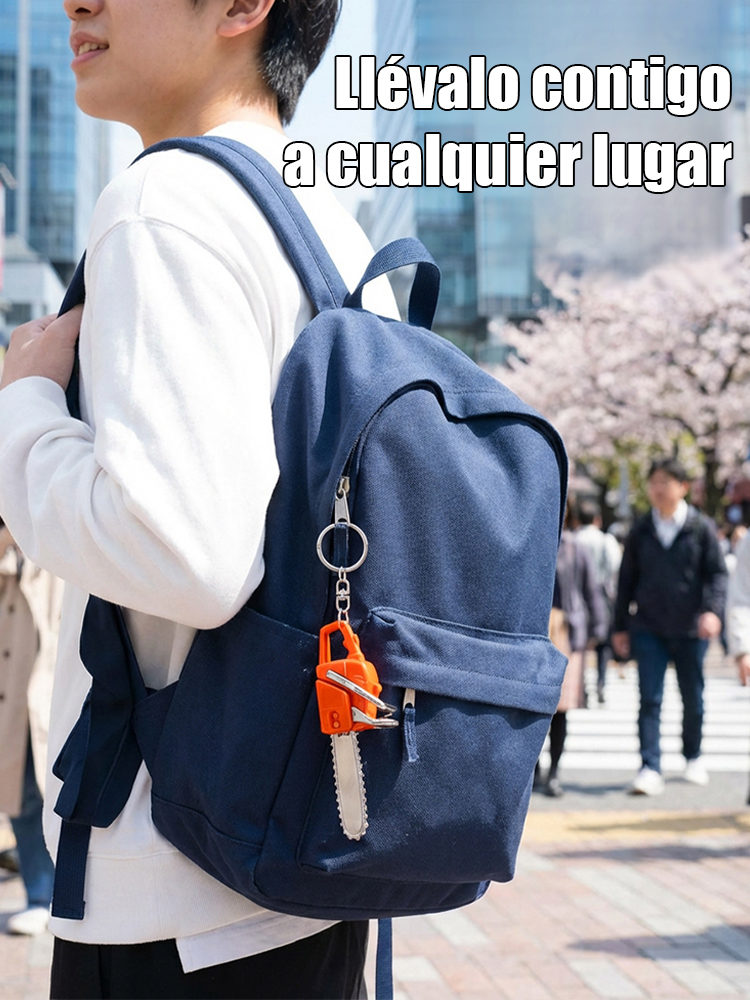 Portátil mini chainsaw llavero