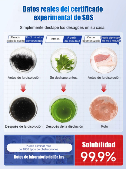 Desatascador potente para tuberías