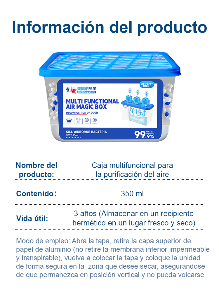 【La familia no tiene polvo durante 365 días】Caja mágica multifuncional para eliminar el polvo sin es