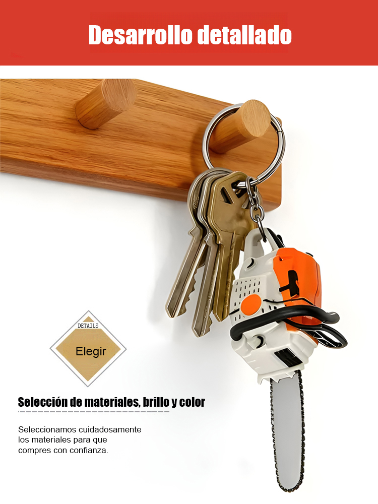 Portátil mini chainsaw llavero