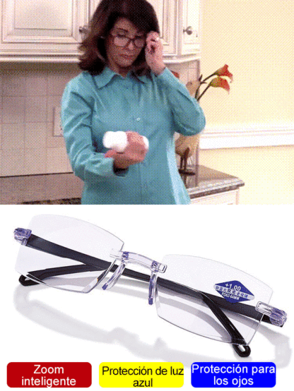 gafas de presbicia con zoom automático