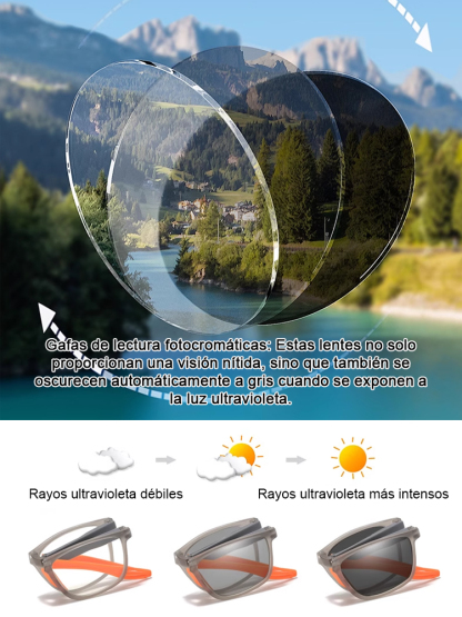 Gafas de lectura plegables ultraligeras con protección contra luz azul