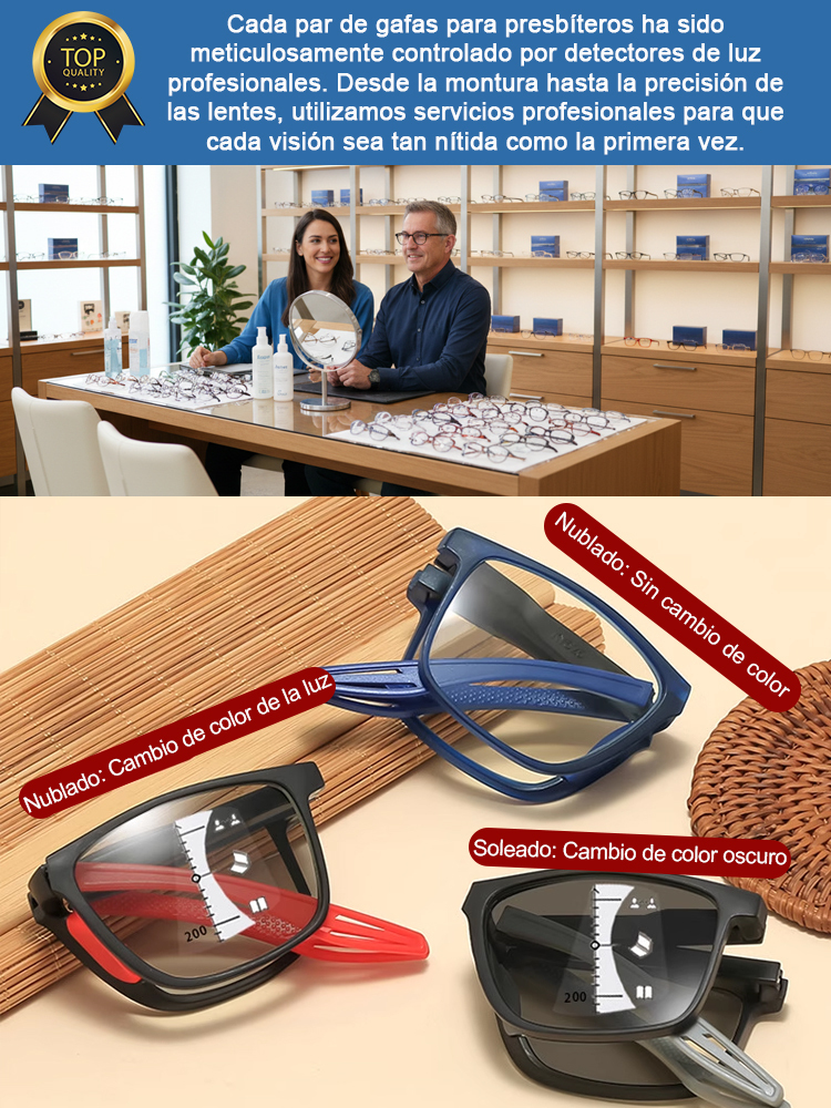 Gafas de lectura plegables ultraligeras con protección contra luz azul