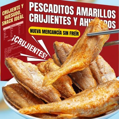 Pescaditos marinos crujientes ricos en proteínas listos para consumir