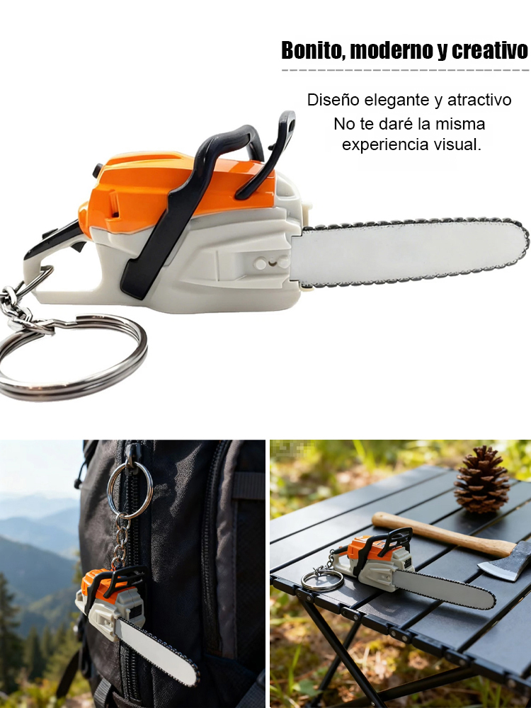 Portátil mini chainsaw llavero