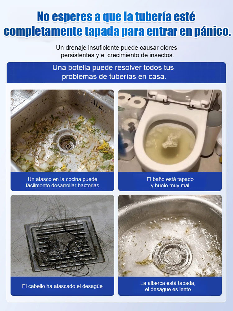 Desatascador potente para tuberías