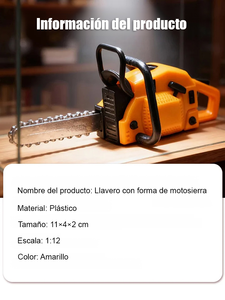 Portátil mini chainsaw llavero