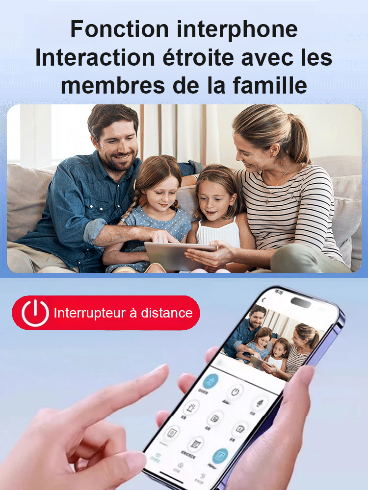 【Pas de câble, Pas de WiFi】Caméra de sécurité mini 4K invisible ✨ Sans fil et magnétique ✨ 100% anti-piratage 🛡️