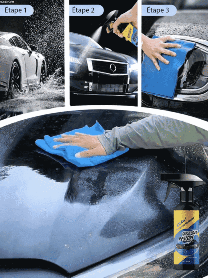 [8 mois de propreté sans laver la voiture] Spray de revêtement nano pour voiture | ⚡Application en 15 min – sans polissage ni rinçage