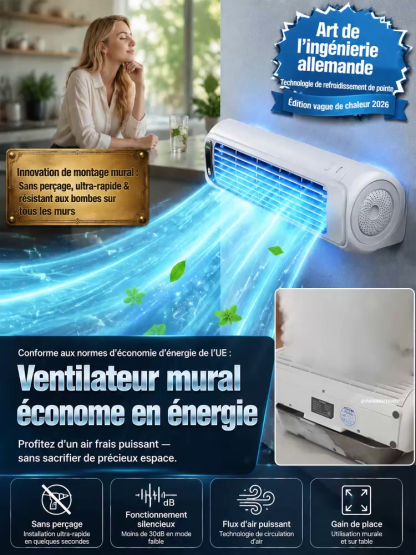 Nouveau modèle 2026 : Climatiseur miniature mis à niveau 🚫 Pas d'unité extérieure, pas de perçage