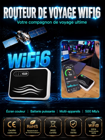 [Pas de carte SIM & aucune configuration] WiFi Portable 🔥 0 € de frais mensuels à vie ! 🔥