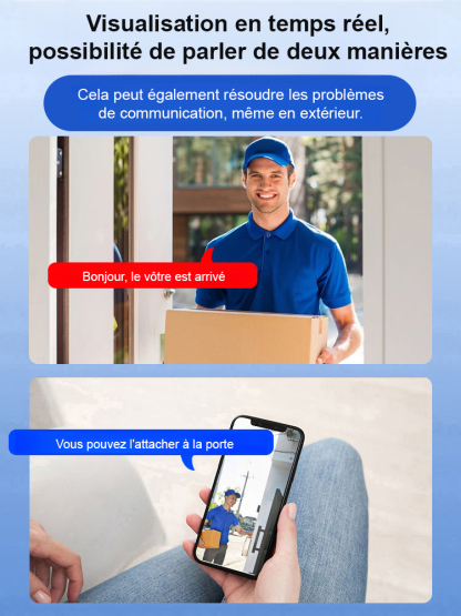 【Pas de câble, Pas de WiFi】Caméra de sécurité mini 4K invisible ✨ Sans fil et magnétique ✨ 100% anti-piratage 🛡️