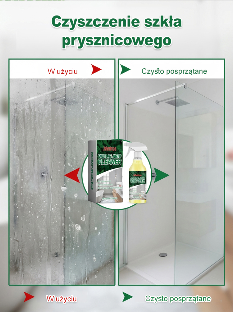 ✨Koniec z drapaniem! 🧼Usuwa nawet 10-letni kamień wodny w zaledwie 3 sekundy! Środek czyszczący z kwasem szczawiowym