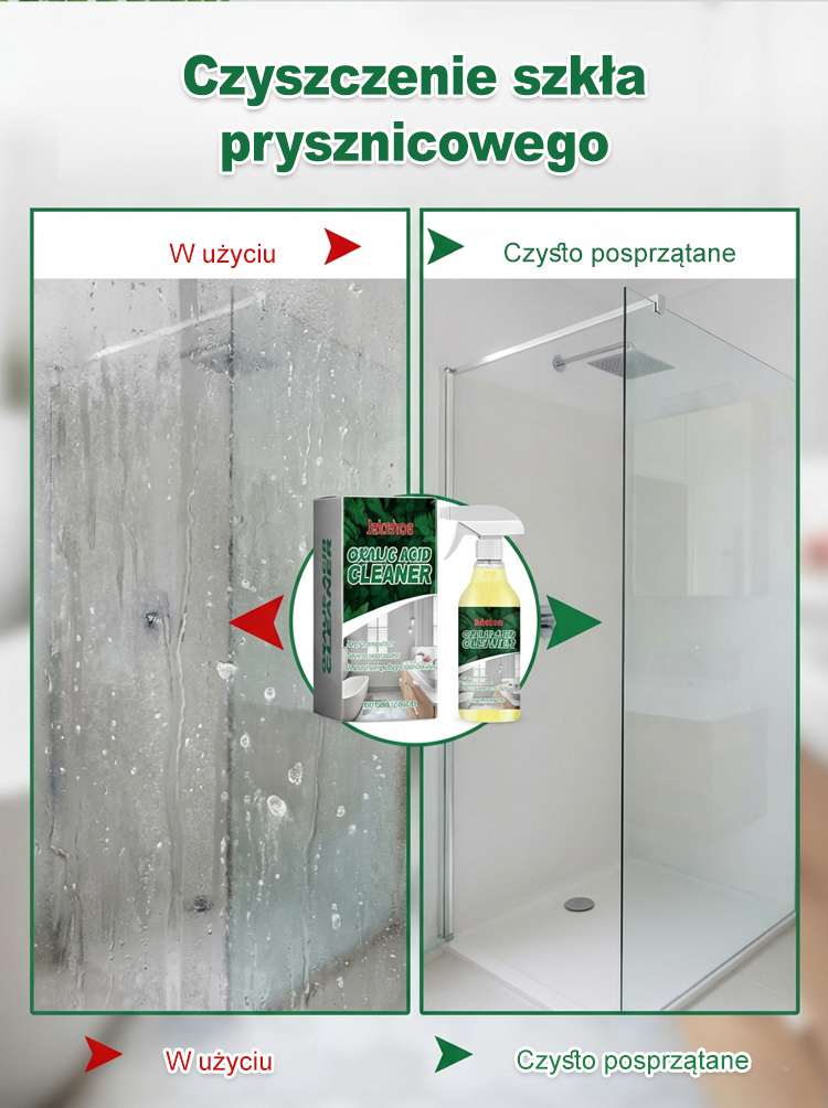 ✨Koniec z drapaniem! 🧼Usuwa nawet 10-letni kamień wodny w zaledwie 3 sekundy! Środek czyszczący z kwasem szczawiowym