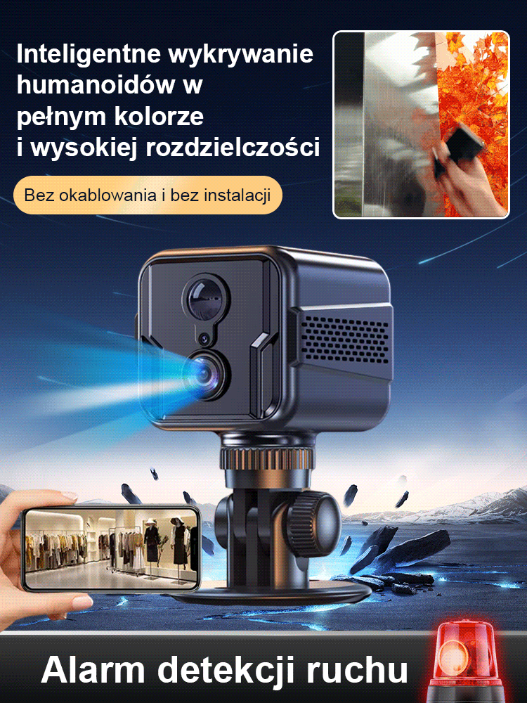 💰Nie potrzebujesz Wi-Fi ani kabli, a co najlepsze: nigdy nie zapłacisz miesięcznej opłaty! 🚀Ukryta bezprzewodowa kamera w wysokiej rozdzielczości