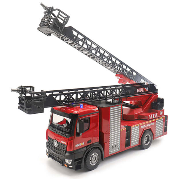  Toy 1/14 561 Sprayable Scaling Ladder Fire Truck 1561 RC Tractor 2.4G Remote Control Model Car