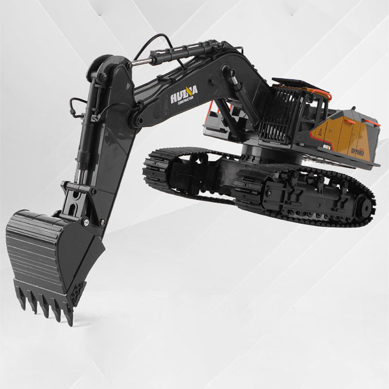  Toy 1/14 592 RC Tracked Excavator Car Model Gift 2.4G Radio Light Sound Remote Control Construction Vehicle
