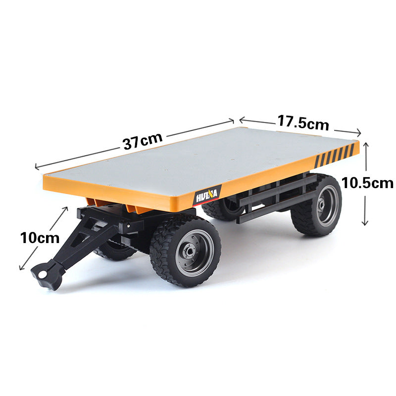  1/10 Toys 576 10CH 2.4G RC Forklift Model Flatbed Trailer Cars Truck Gifts 10CH Remote Coontrol