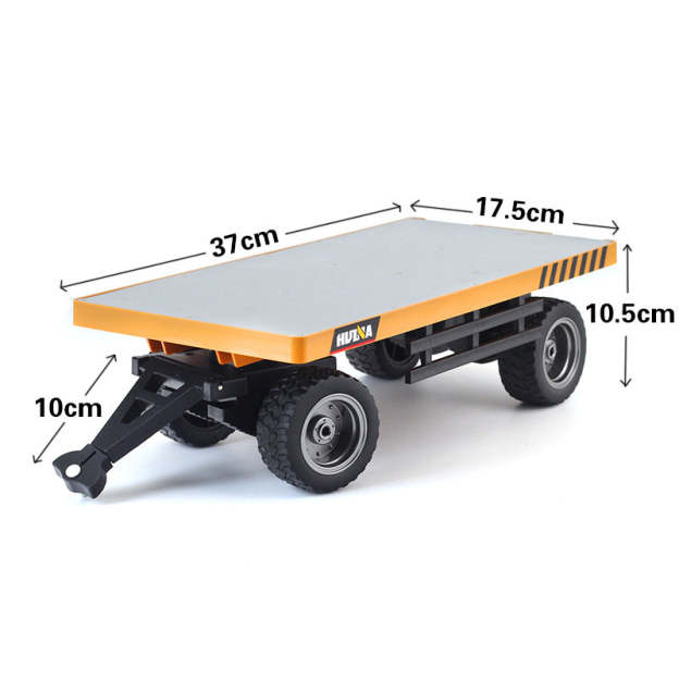  1/10 Toys 576 10CH 2.4G RC Forklift Model Flatbed Trailer Cars Truck Gifts 10CH Remote Coontrol