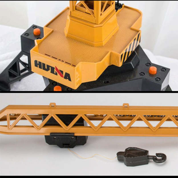 585 Toys RC 1/14 12CH Lifting Tower Crane Model Gifts 2.4G Radio Battery Remote Control Construction Model