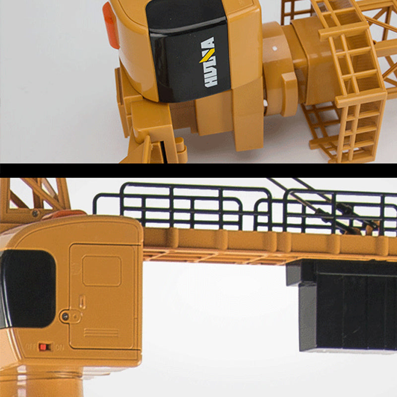 585 Toys RC 1/14 12CH Lifting Tower Crane Model Gifts 2.4G Radio Battery Remote Control Construction Model