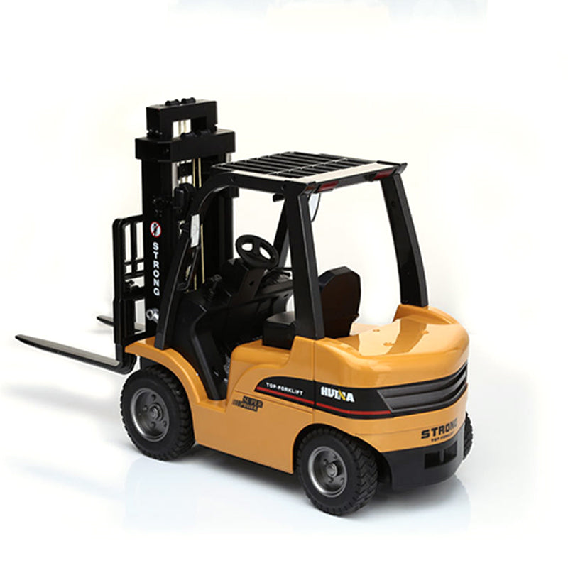 577 1/10 RC Forklift Model Truck Toys 2.4G Remote Control 8CH Car Battery Hook Light Sound