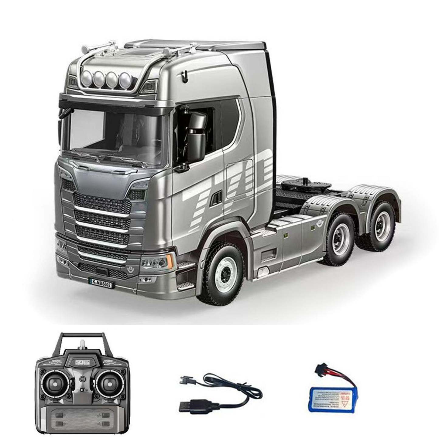 770S 1/18 RC Tractor Truck Toys 1501 Model RTR 7.4V Battery Radio 19CH Light Sound Effects Remote Control Lorry Car