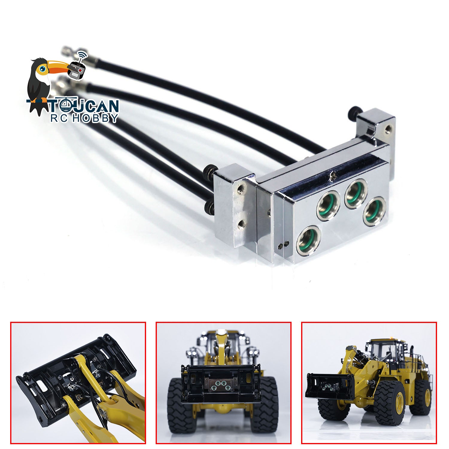 Quick Connector for K988-100S 1/14 RC Hydraulic Equipment Remote Controlled Loader Car Hobby Model DIY Part