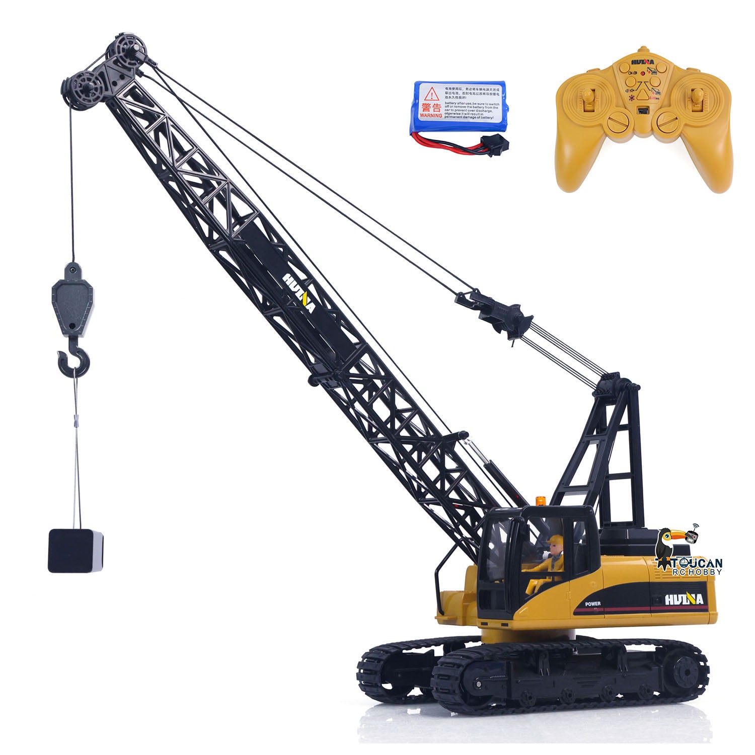 572 15CH RC 1/14 Construction Crane Truck Tower Excavator Model Car 1572 Remote Control Toy