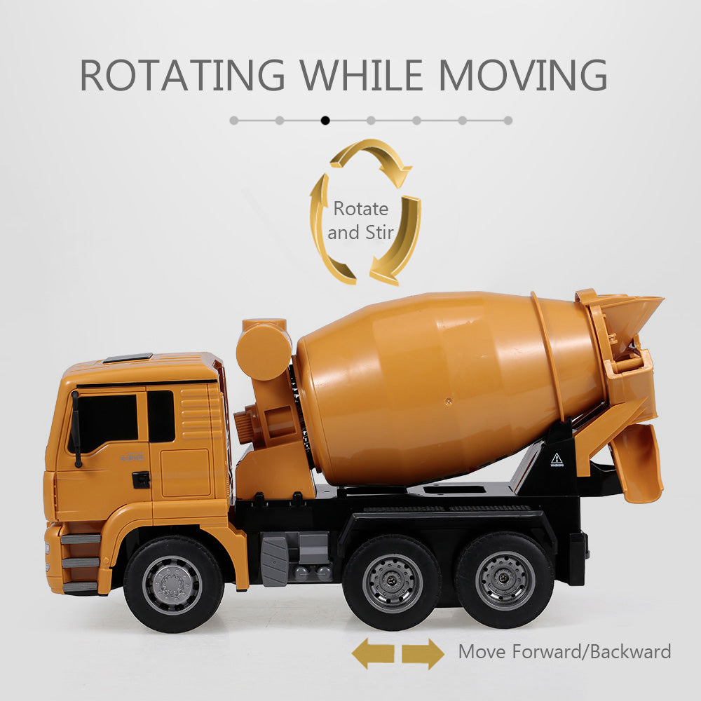 1/18 333 1333 6CH Remote Control Concrete Car Mixer Truck RC Model Tractor Toy Gift 2.4G Radio