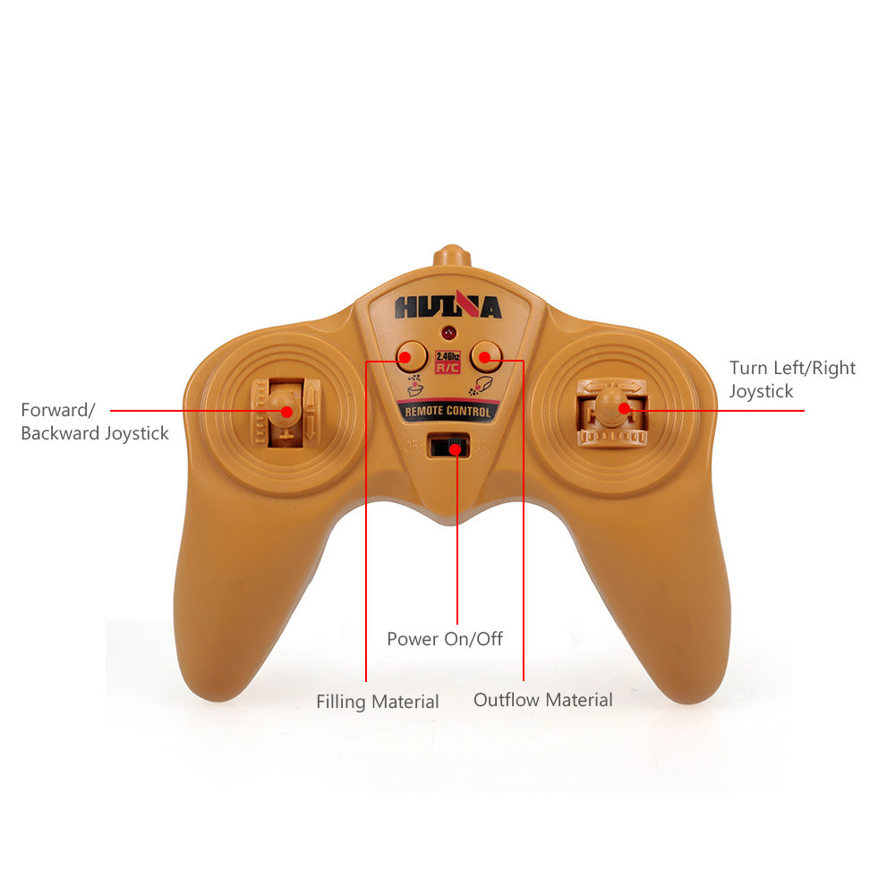 1/18 333 1333 6CH Remote Control Concrete Car Mixer Truck RC Model Tractor Toy Gift 2.4G Radio