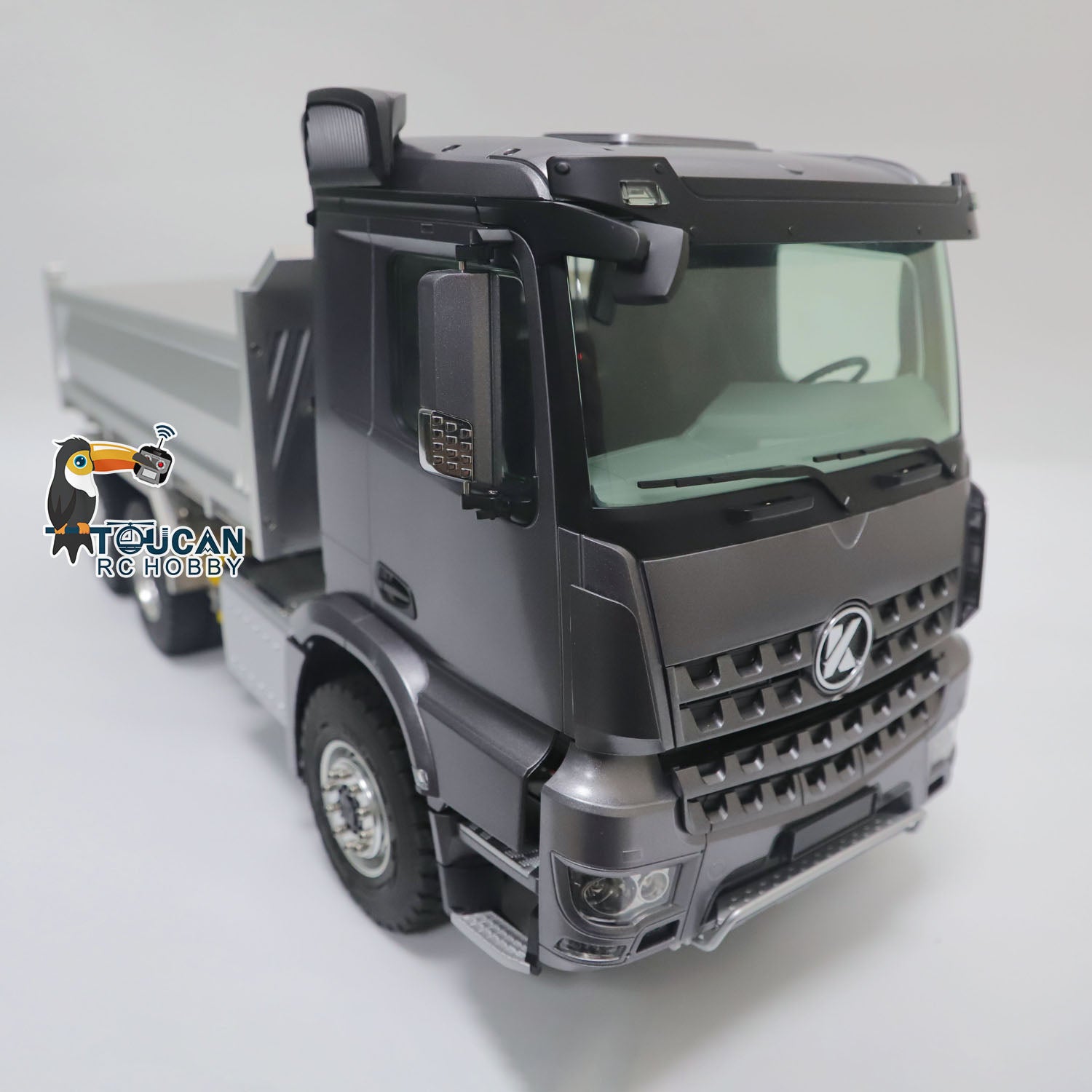  1/14 6x6 K3364 Hydraulic RC Dump Truck Remote Controlled Dumper Tipper Toy Electric Car Hobby Painted Model