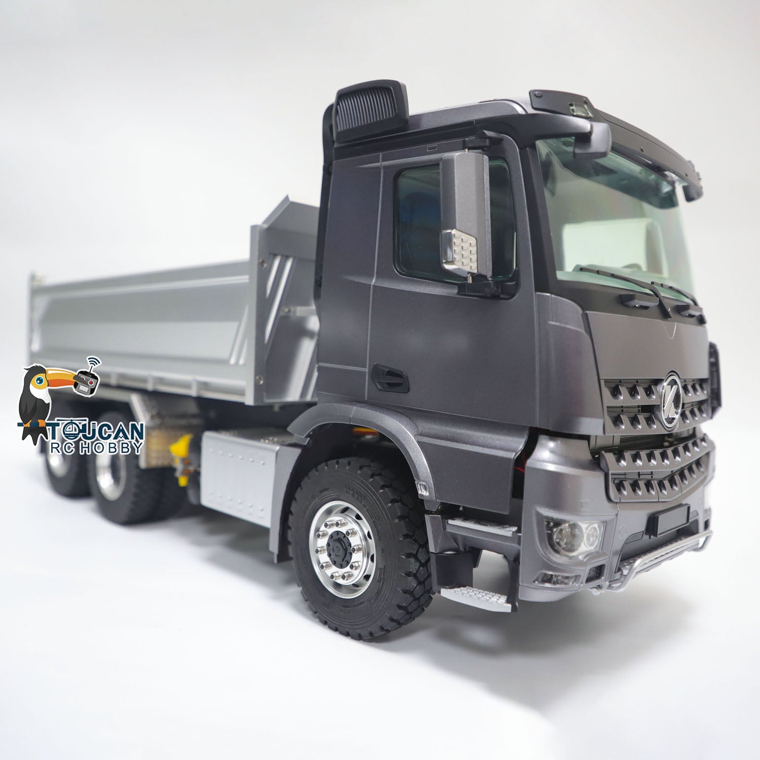  1/14 6x6 K3364 Hydraulic RC Dump Truck Remote Controlled Dumper Tipper Toy Electric Car Hobby Painted Model