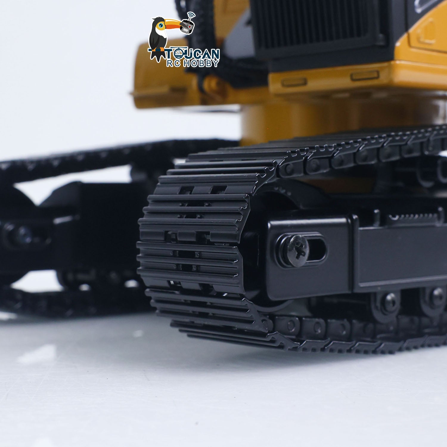 New Upgrade  1/14 Metal Excavator Model Engineering Vehicle 580 Electric Ball Grabber 360 Rotating Shear Claw Sound Lights