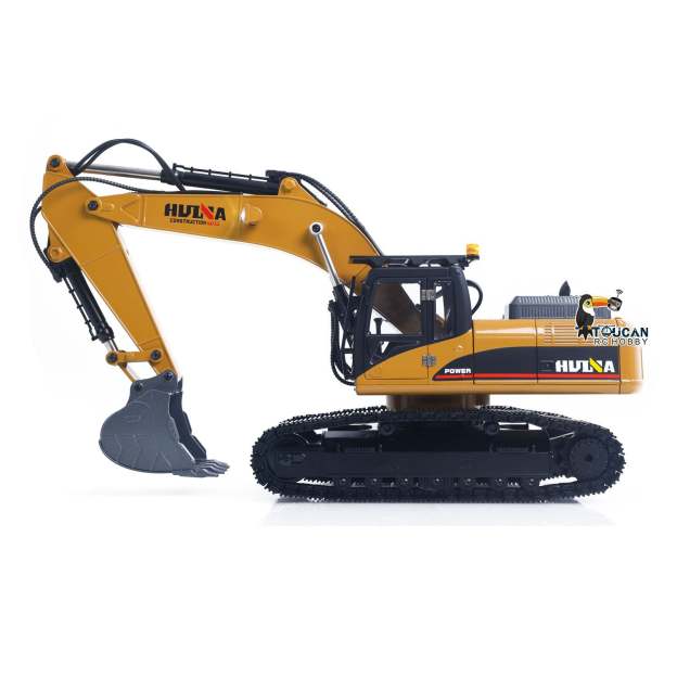 New Upgrade  1/14 Metal Excavator Model Engineering Vehicle 580 Electric Ball Grabber 360 Rotating Shear Claw Sound Lights