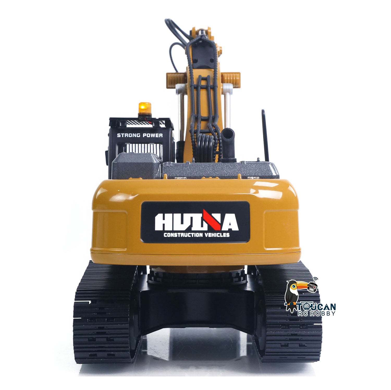 New Upgrade  1/14 Metal Excavator Model Engineering Vehicle 580 Electric Ball Grabber 360 Rotating Shear Claw Sound Lights