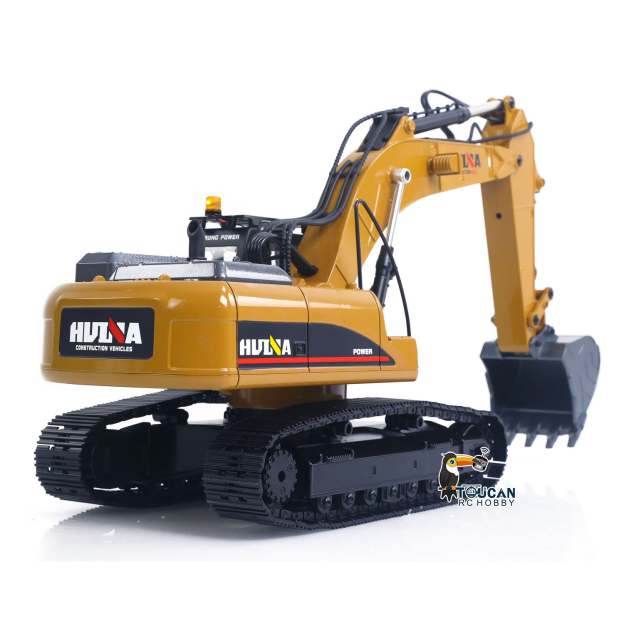 New Upgrade  1/14 Metal Excavator Model Engineering Vehicle 580 Electric Ball Grabber 360 Rotating Shear Claw Sound Lights