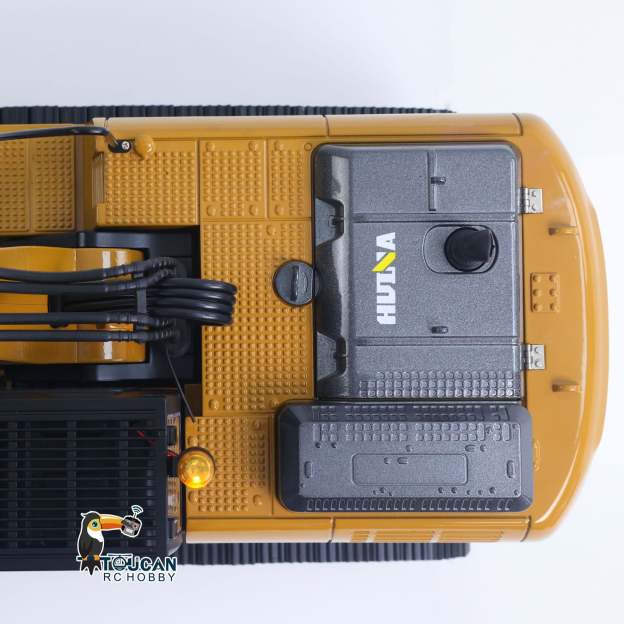 New Upgrade  1/14 Metal Excavator Model Engineering Vehicle 580 Electric Ball Grabber 360 Rotating Shear Claw Sound Lights