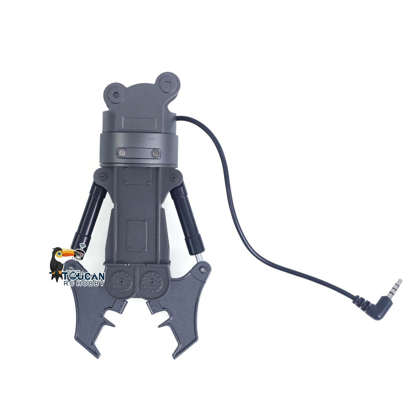 New Upgrade  1/14 Metal Excavator Model Engineering Vehicle 580 Electric Ball Grabber 360 Rotating Shear Claw Sound Lights